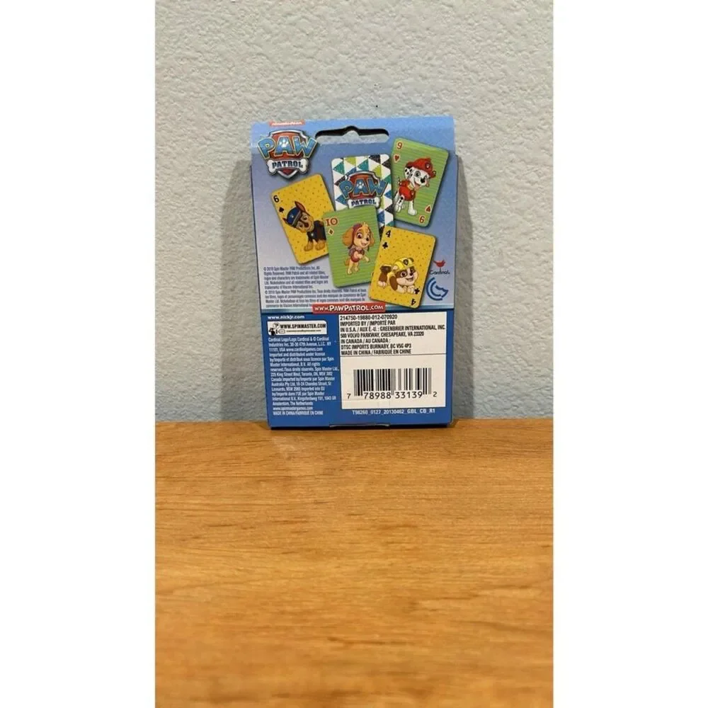 Jumbo Playing Cards  Paw Patrol Nickelodeon